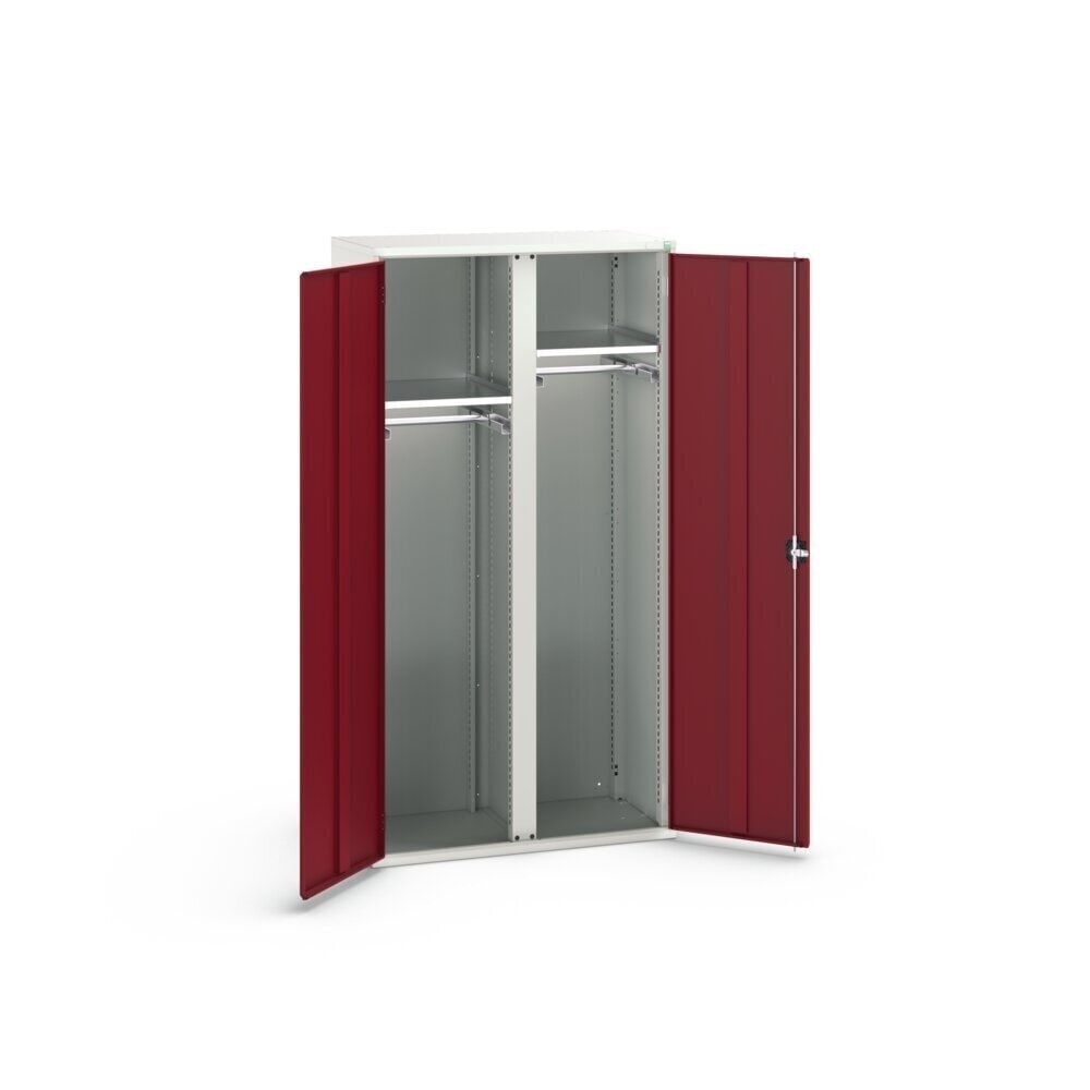 Produktabbildung Nr. 3: bott verso Flügeltürschrank mit Schubladen, mit 2 Fachböden und 2 Kleiderstangen, BxTxH: 1050 x550 x 2000 mm