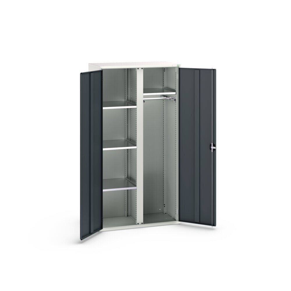 Produktabbildung Nr. 3: bott verso Flügeltürschrank, mit 4 Fachböden und 1 Kleiderstange, BxTxH: 1050 x550 x 2000 mm