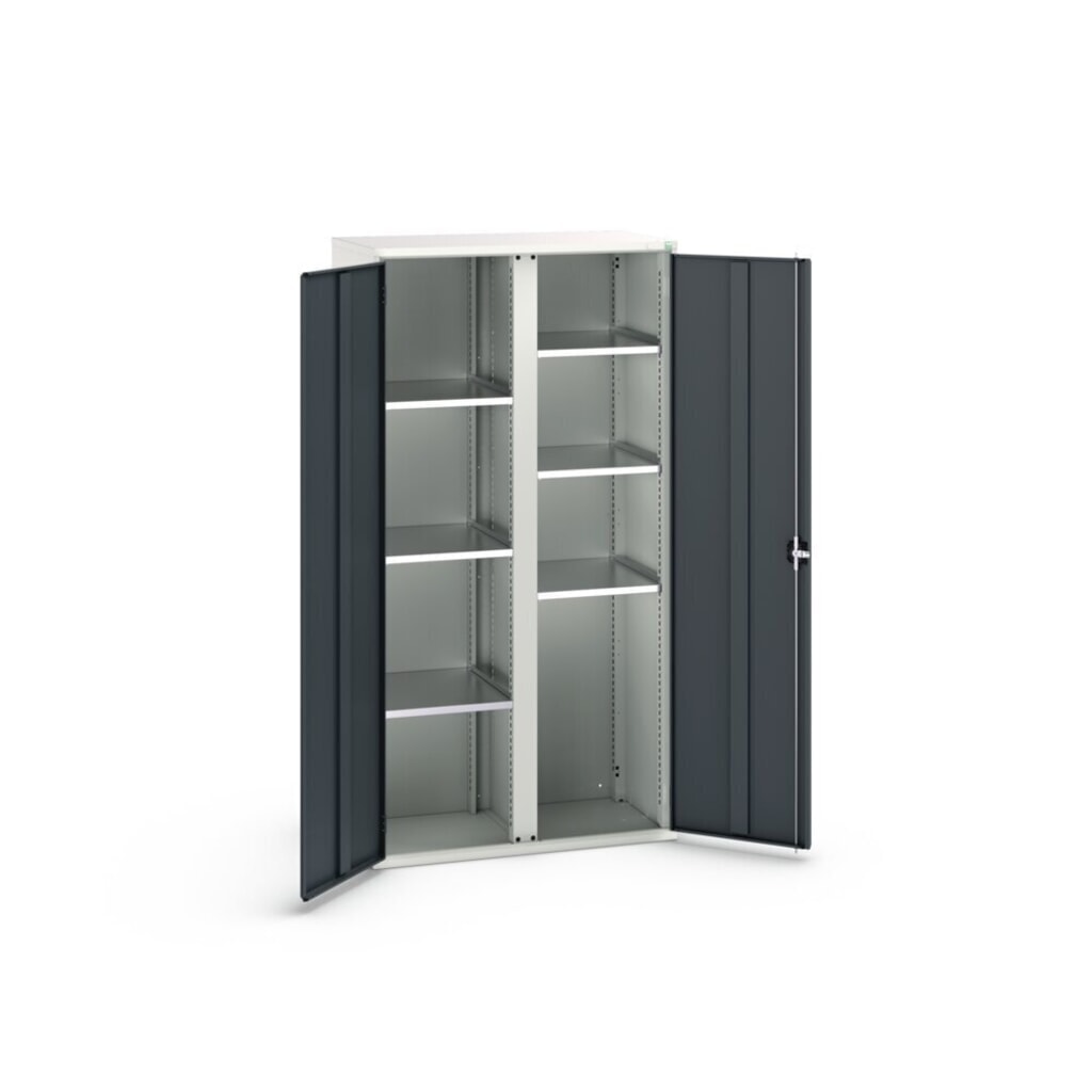 bott verso Flügeltürschrank, mit 6 Fachböden, BxTxH: 1050 x550 x 2000 mm Produktabbildung Nr. 3: bott verso Flügeltürschrank, mit 6 Fachböden, BxTxH: 1050 x550 x 2000 mm