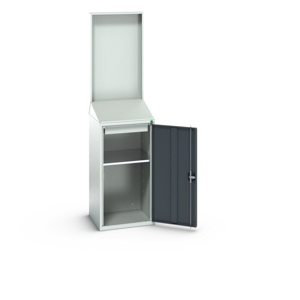 Produktabbildung Nr. 2: bott verso Economy Pult mit glatter Rückwand, mit 1 Fachboden, 1 Schublade, BxTxH: 525 x 550 x 2000 mm