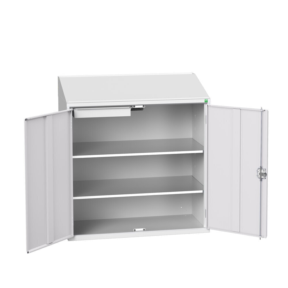 Produktabbildung Nr. 2: bott verso Economy Pult, mit 2 Fachböden und 1 Schublade, BxTxH: 1050 x 550 x 1130 mm