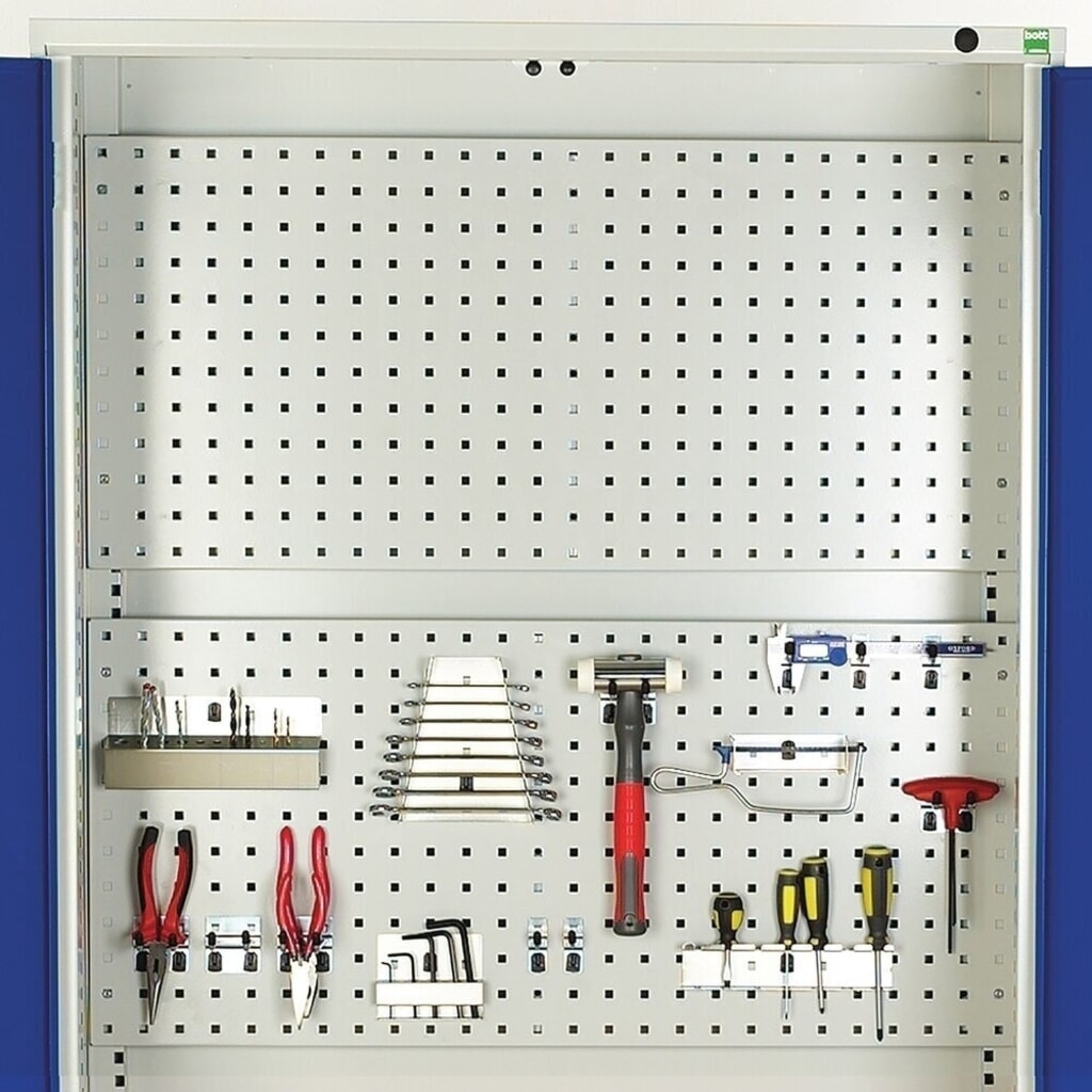 Produktabbildung Nr. 4: bott verso perfo-Rückwand, für 1300mm breiten Schrank