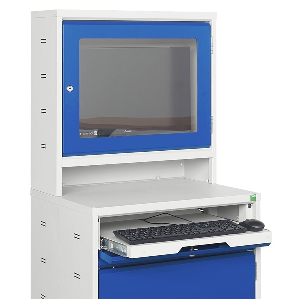 Storage Computer Compartment bott verso computer cabinet with screen compartment, wall cabinet, 1 ...