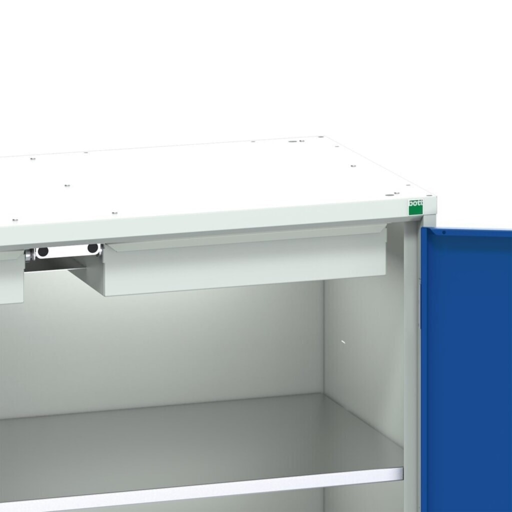 Produktabbildung Nr. 5: bott verso Economy Pult mit glatter Rückwand, 2 Fachböden, 1 Schublade, Ordnerablage, BxTxH: 1050 x550 x 2000 mm