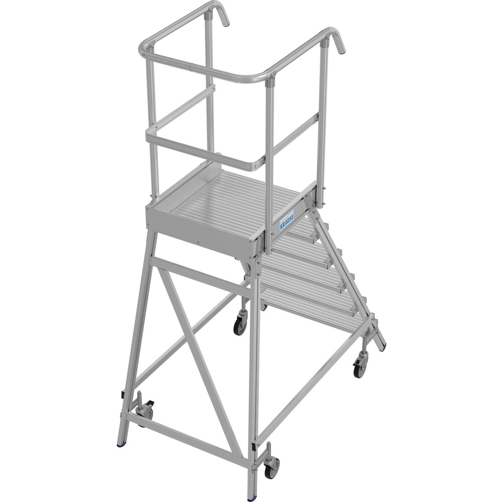 Produktabbildung Nr. 10: KRAUSE® STABILO Podesttreppe, 1-seitig, verfahrbar, Standhöhe 1,45 m