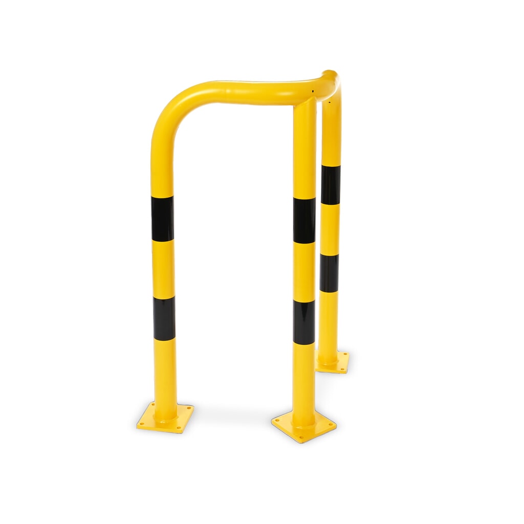 Steinbock® Eck-Rammschutzbügel, Innenbereich, HxL 1.200 x 600 mm, Ø 76 mm Produktabbildung Nr. 2: Steinbock® Eck-Rammschutzbügel, Innenbereich, HxL 1.200 x 600 mm, Ø 76 mm
