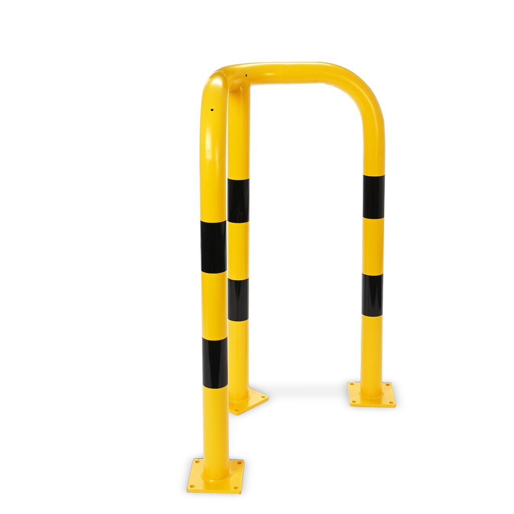 Steinbock® Eck-Rammschutzbügel, Innenbereich, HxL 1.200 x 600 mm, Ø 76 mm Produktabbildung Nr. 4: Steinbock® Eck-Rammschutzbügel, Innenbereich, HxL 1.200 x 600 mm, Ø 76 mm