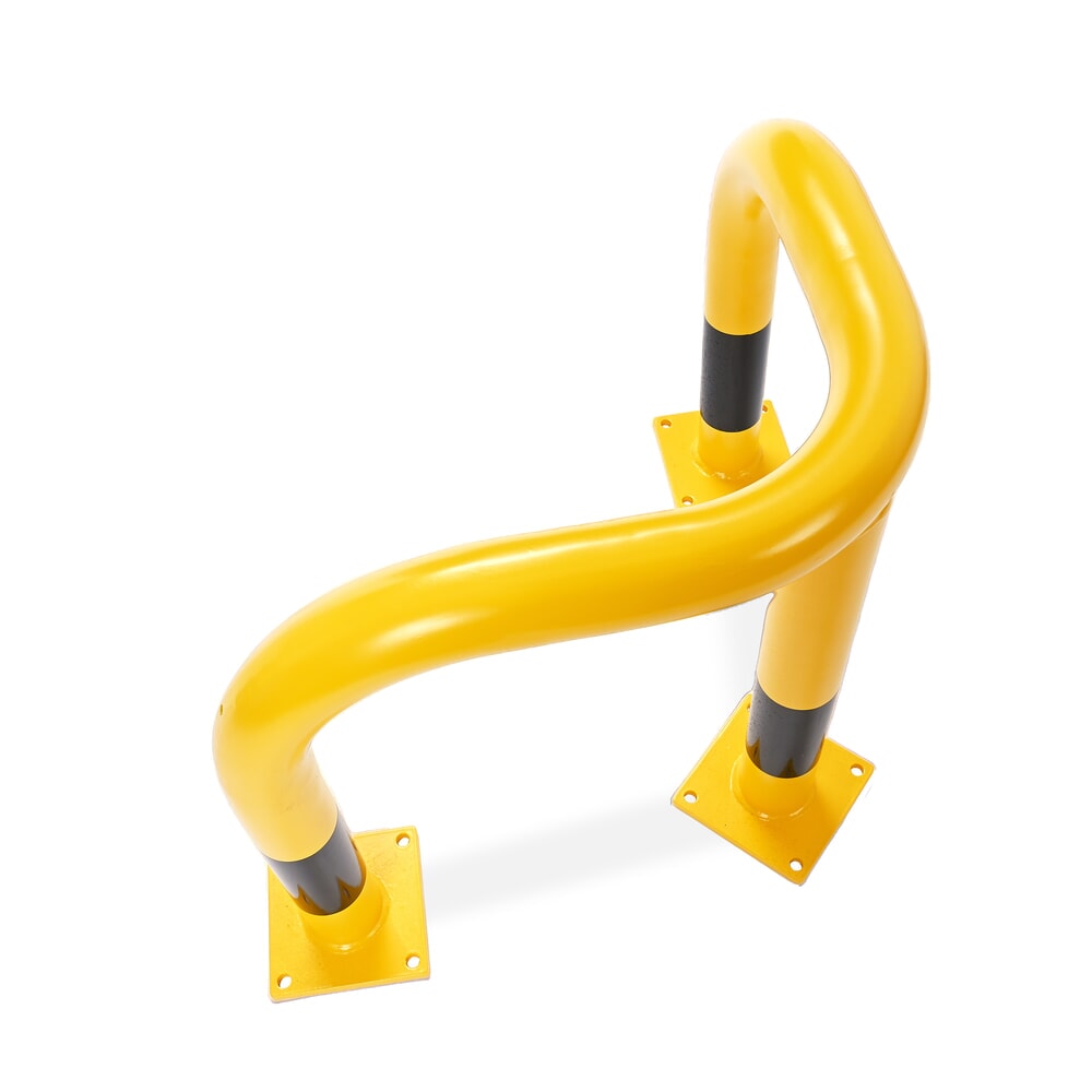 Produktabbildung Nr. 4: Steinbock® Eck-Rammschutzbügel, Innenbereich, HxL 600 x 600 mm, Ø 76 mm