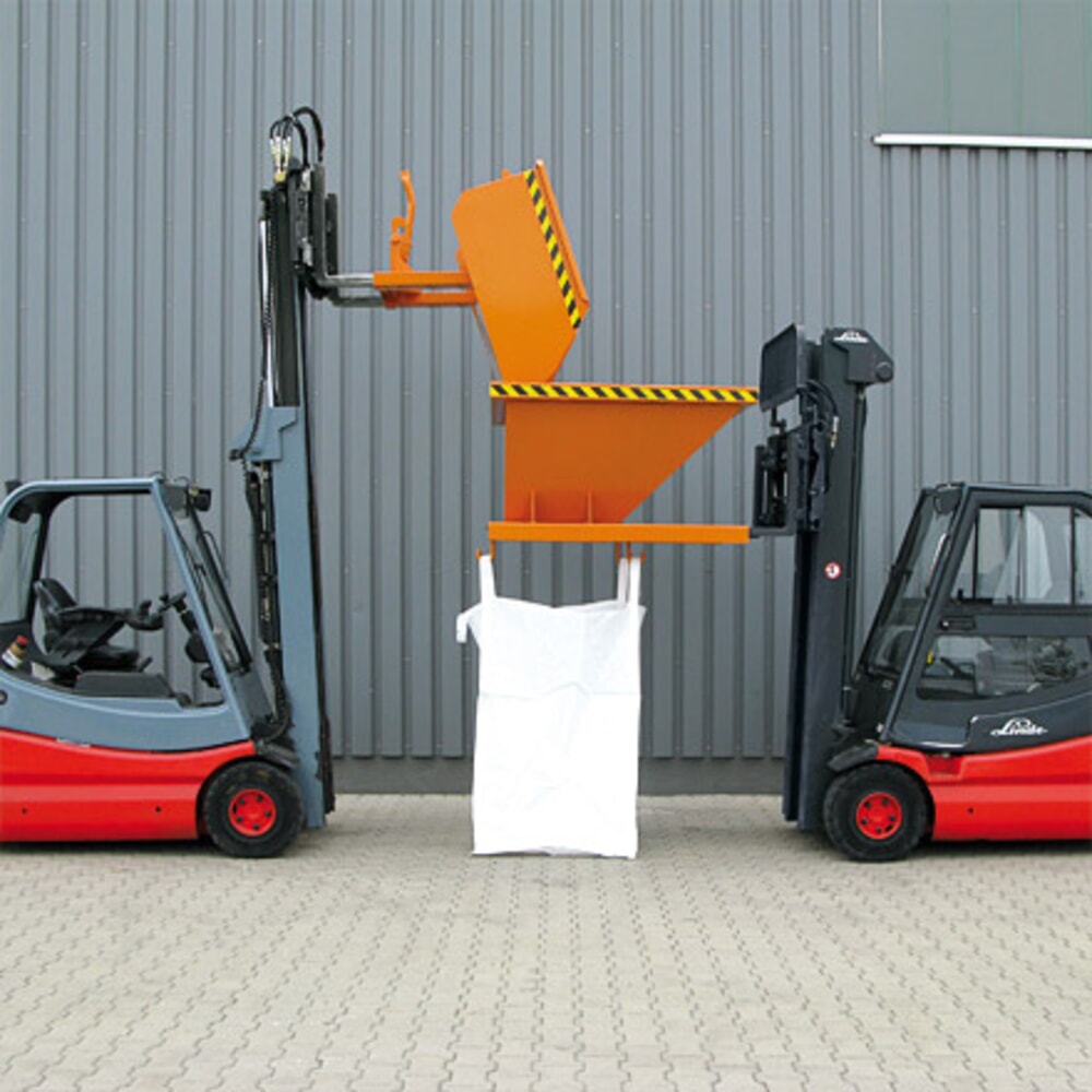 N° de l'image du produit 7 : Eichinger® Trémie de remplissage avec support pour Big-Bags, 2056 orangé pur
