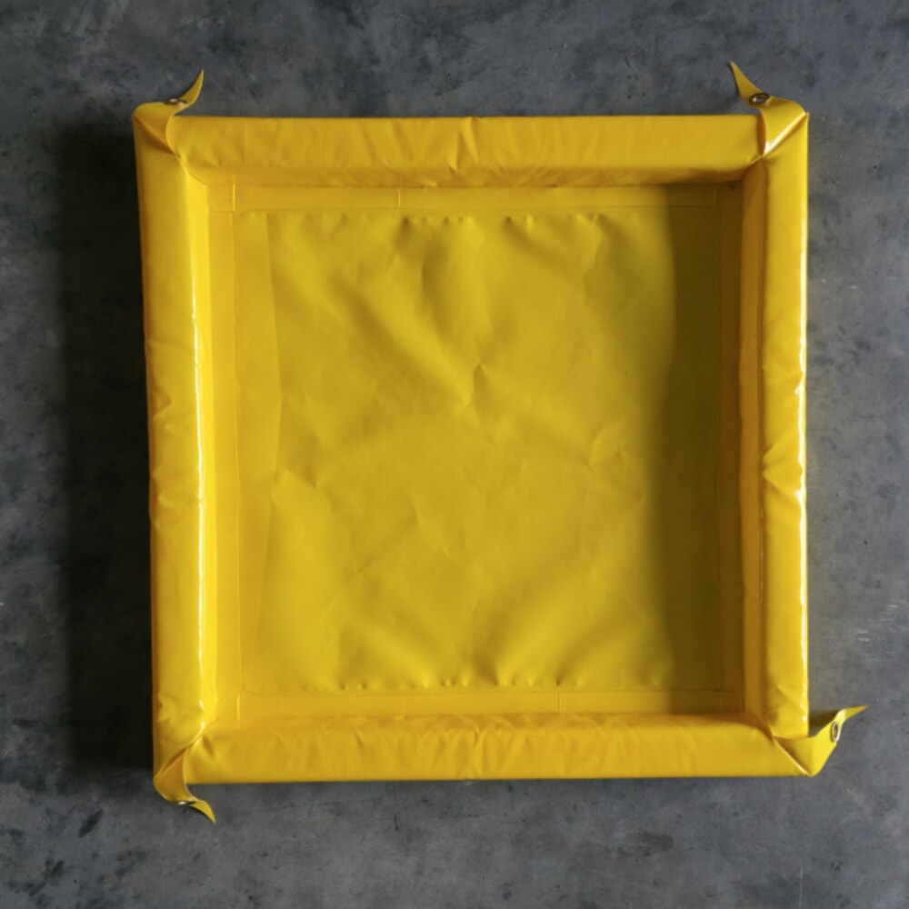 Produktabbildung Nr. 3: Steinbock® Faltbare Auffangwanne Light aus PVC, HxBxT 203 x 1.200 x 1.800 mm, Auffangvolumen 451 l