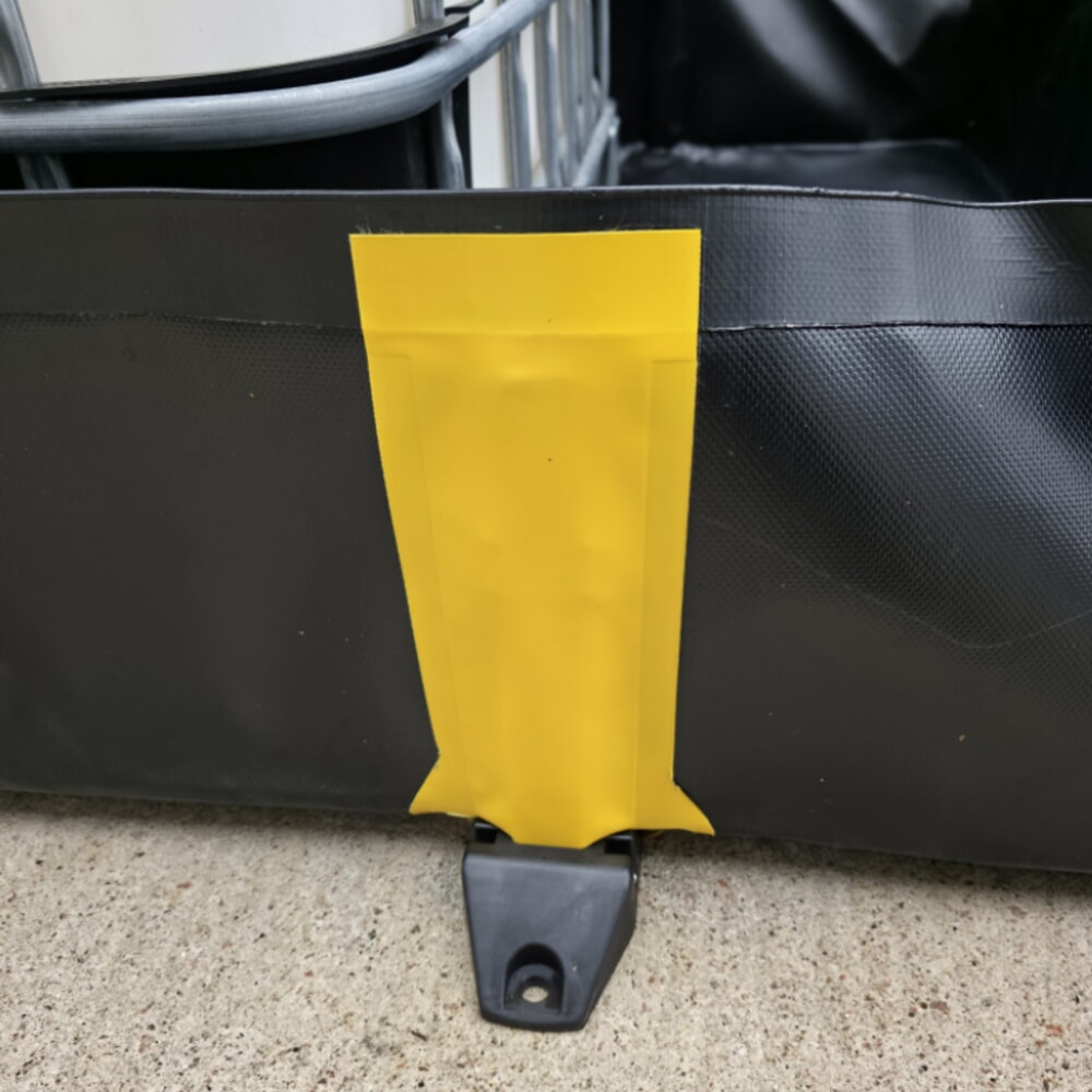Produktabbildung Nr. 2: Steinbock® Faltbare Auffangwanne Ultra aus PVC, HxBxT 305 x 3.700 x 4.900 mm, Auffangvolumen 5.432 l