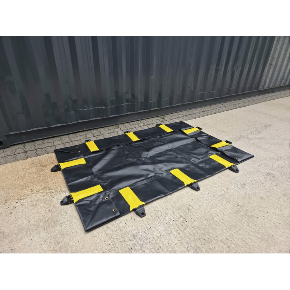 Produktabbildung Nr. 4: Steinbock® Faltbare Auffangwanne Ultra aus PVC, HxBxT 305 x 3.700 x 4.900 mm, Auffangvolumen 5.432 l
