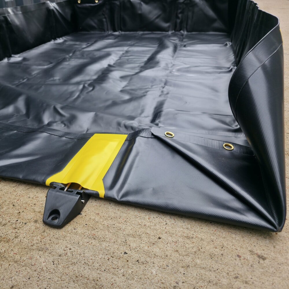 Produktabbildung Nr. 12: Steinbock® Faltbare Auffangwanne Ultra aus PVC, HxBxT 305 x 3.700 x 4.900 mm, Auffangvolumen 5.432 l