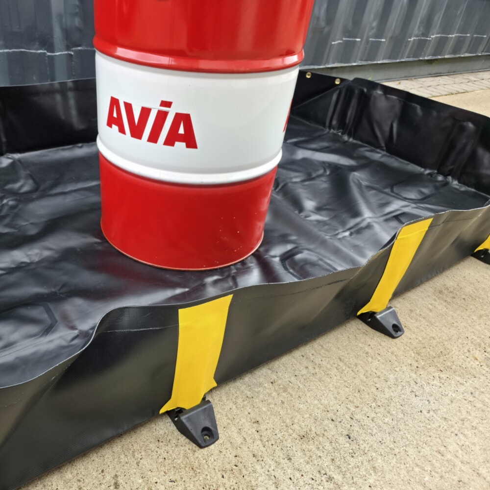 Produktabbildung Nr. 14: Steinbock® Faltbare Auffangwanne Ultra aus PVC, HxBxT 305 x 3.700 x 4.900 mm, Auffangvolumen 5.432 l