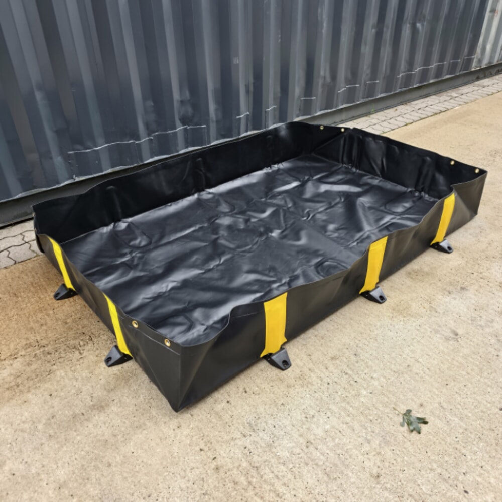 Produktabbildung Nr. 15: Steinbock® Faltbare Auffangwanne Ultra aus PVC, HxBxT 305 x 3.700 x 4.900 mm, Auffangvolumen 5.432 l