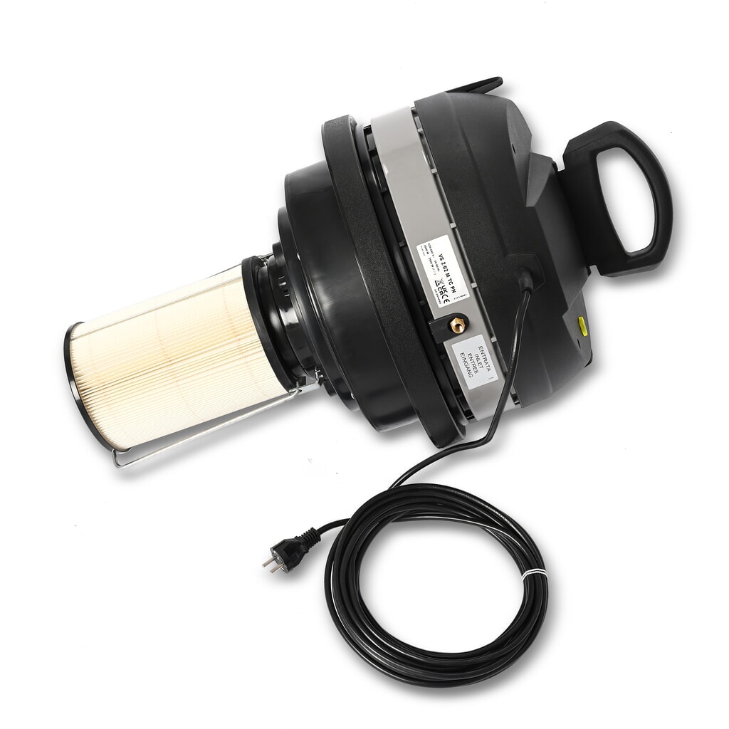 Produktabbildung Nr. 5: Steinbock® Sicherheitssauger trocken VS 2/62 M TC PN, M-Klasse, max. 2.400 W, 62 l, Edelstahl