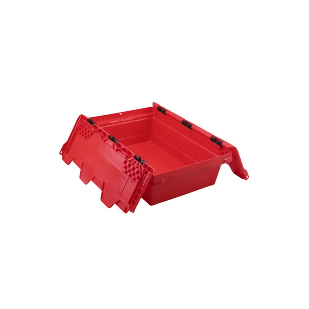 Allit Eurobox, aus PP, HxBxT 199 x 600 x 400 mm, 29 Liter, rot Produktabbildung Nr. 1: Allit Eurobox, aus PP, HxBxT 199 x 600 x 400 mm, 29 Liter, rot