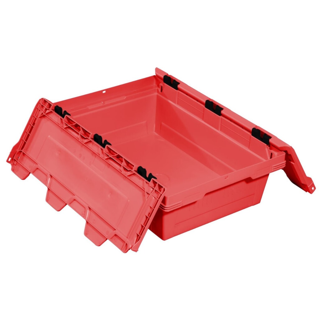 Allit Eurobox, aus PP, HxBxT 199 x 600 x 400 mm, 29 Liter, rot Produktabbildung Nr. 3: Allit Eurobox, aus PP, HxBxT 199 x 600 x 400 mm, 29 Liter, rot