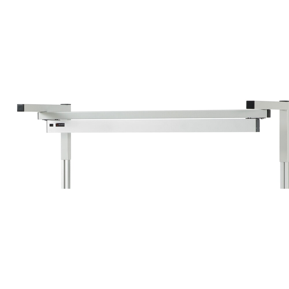 Produktabbildung Nr. 8: RAU Elektrisch höhenverstellbares Packtisch-Set adlatus 300, Aufbau mit LED-Beleuchtung und Schneidegerät, HxBxT 1850-2250 mm x 1500 mm x 800 mm