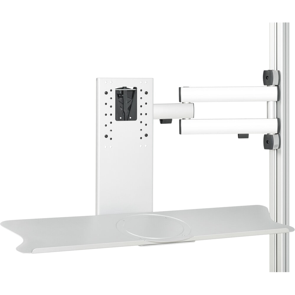 Produktabbildung Nr. 2: Schwenkarm für RAU Packtisch, für Flachbildschirm, mit 3 Gelenken, inklusive Maus-/ Tastaturauflage