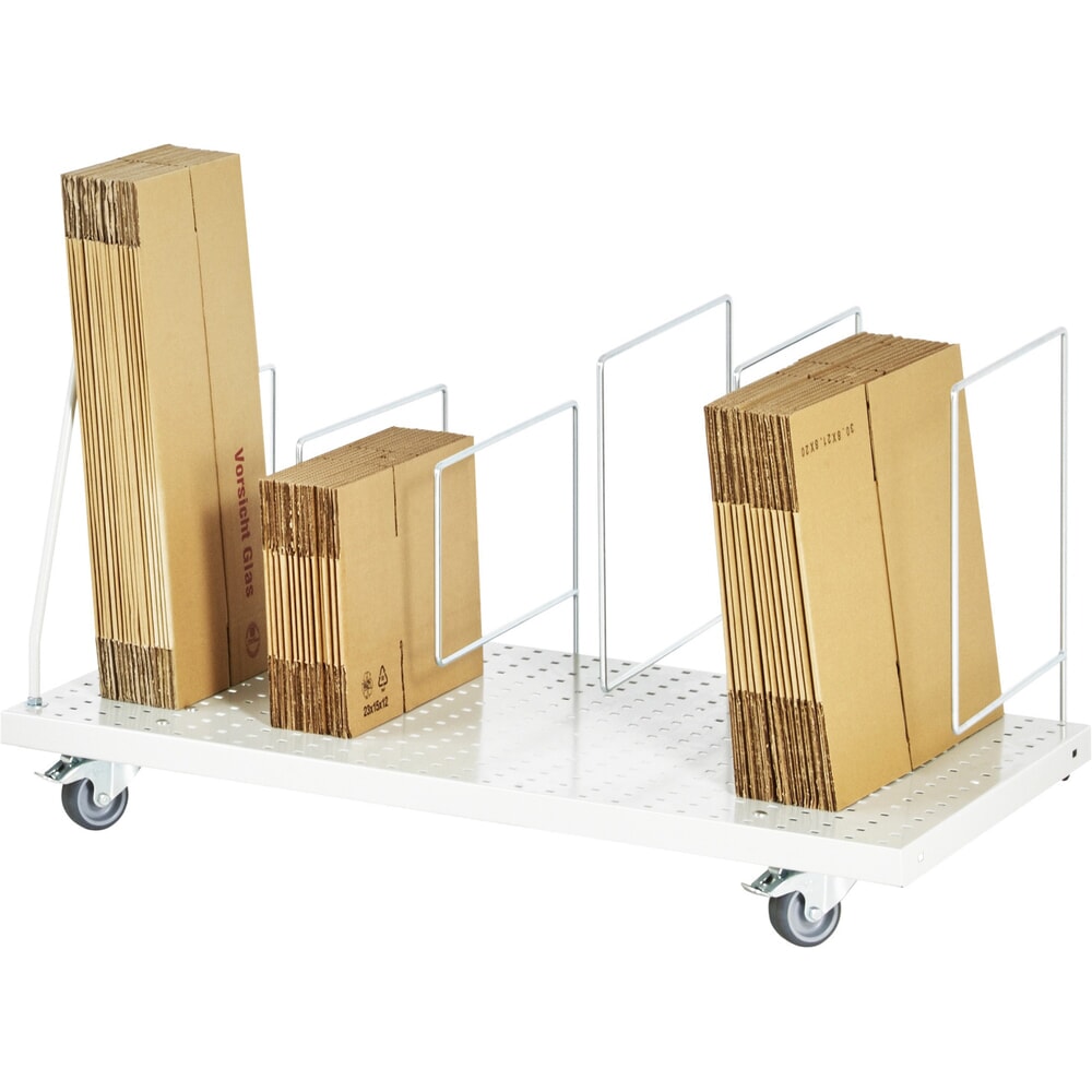 Produktabbildung Nr. 2: Kartonagenmagazin für RAU Packtisch, fahrbar, lichtgrau, HxBxT 615 mm x 915 mm x 650 mm