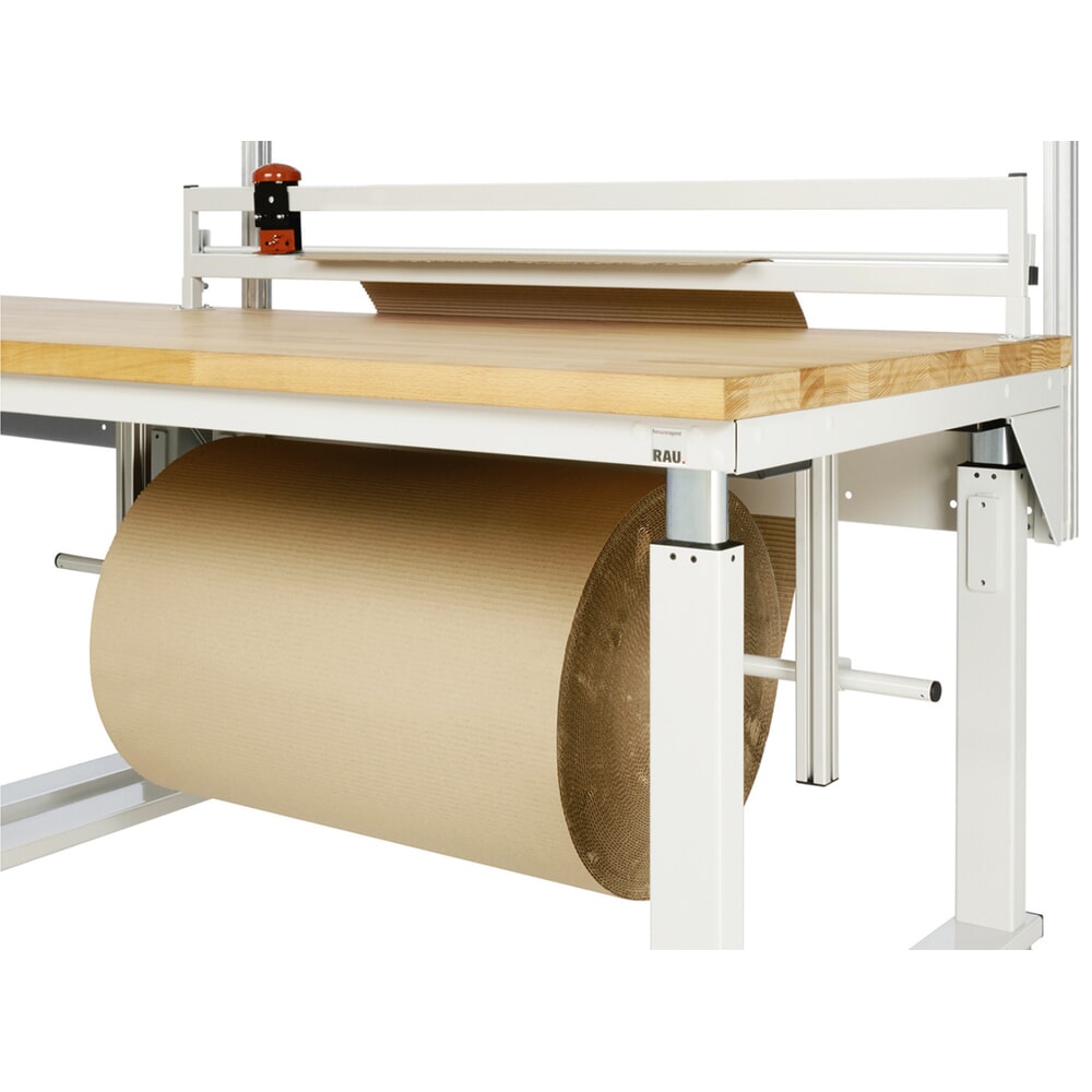 Produktabbildung Nr. 2: Abrolleinheit für RAU Packtisch, zur Montage unter der Arbeitsplatte, HxBxT 480 mm x 1510 mm x 360 mm