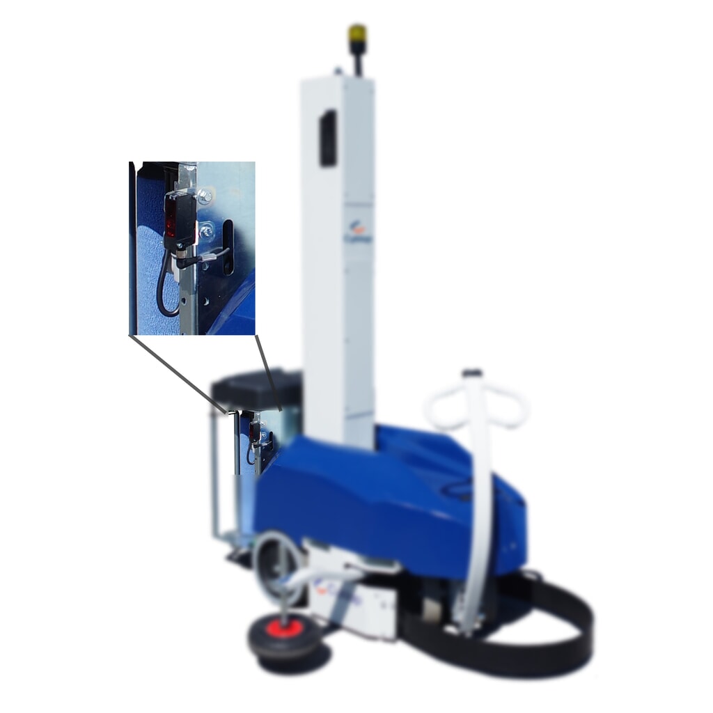 Lichtschranke schwarze Produkte für Cyklop® Stretchroboter Cyklobot Produktabbildung: Lichtschranke schwarze Produkte für Cyklop® Stretchroboter Cyklobot