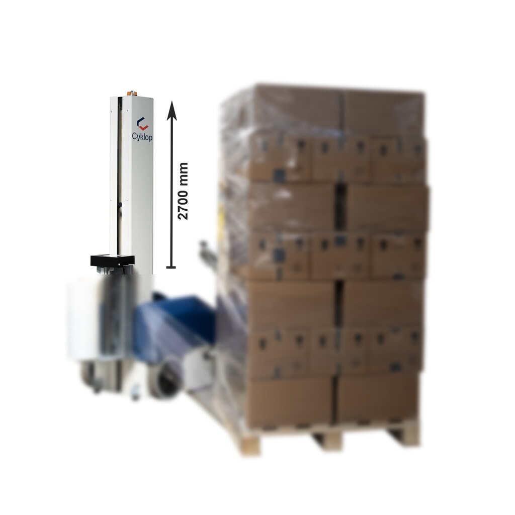 Produktabbildung: Aufpreis Masthöhe für Cyklop® Stretchroboter Cyklobot, Höhe 2700 mm