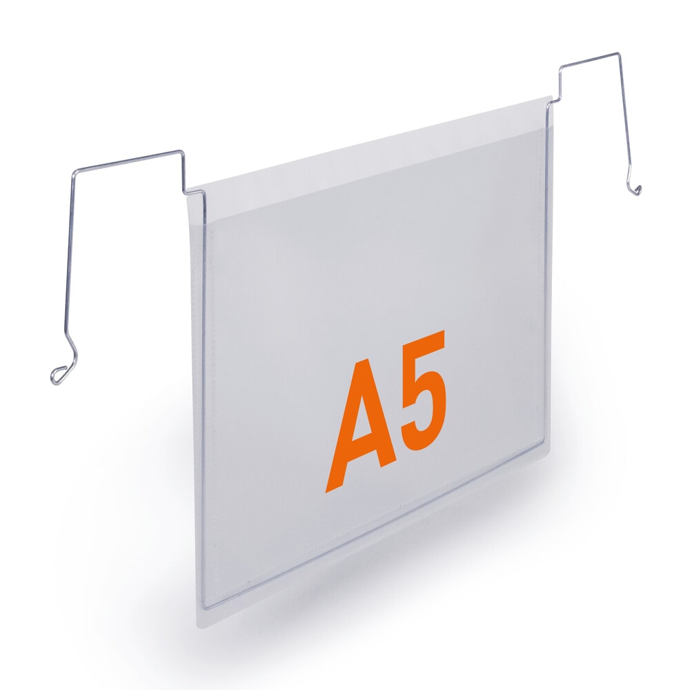 Produktabbildung Nr. 3: DURABLE Dokumententasche mit Drahtbügeln, DIN A5 quer, offen