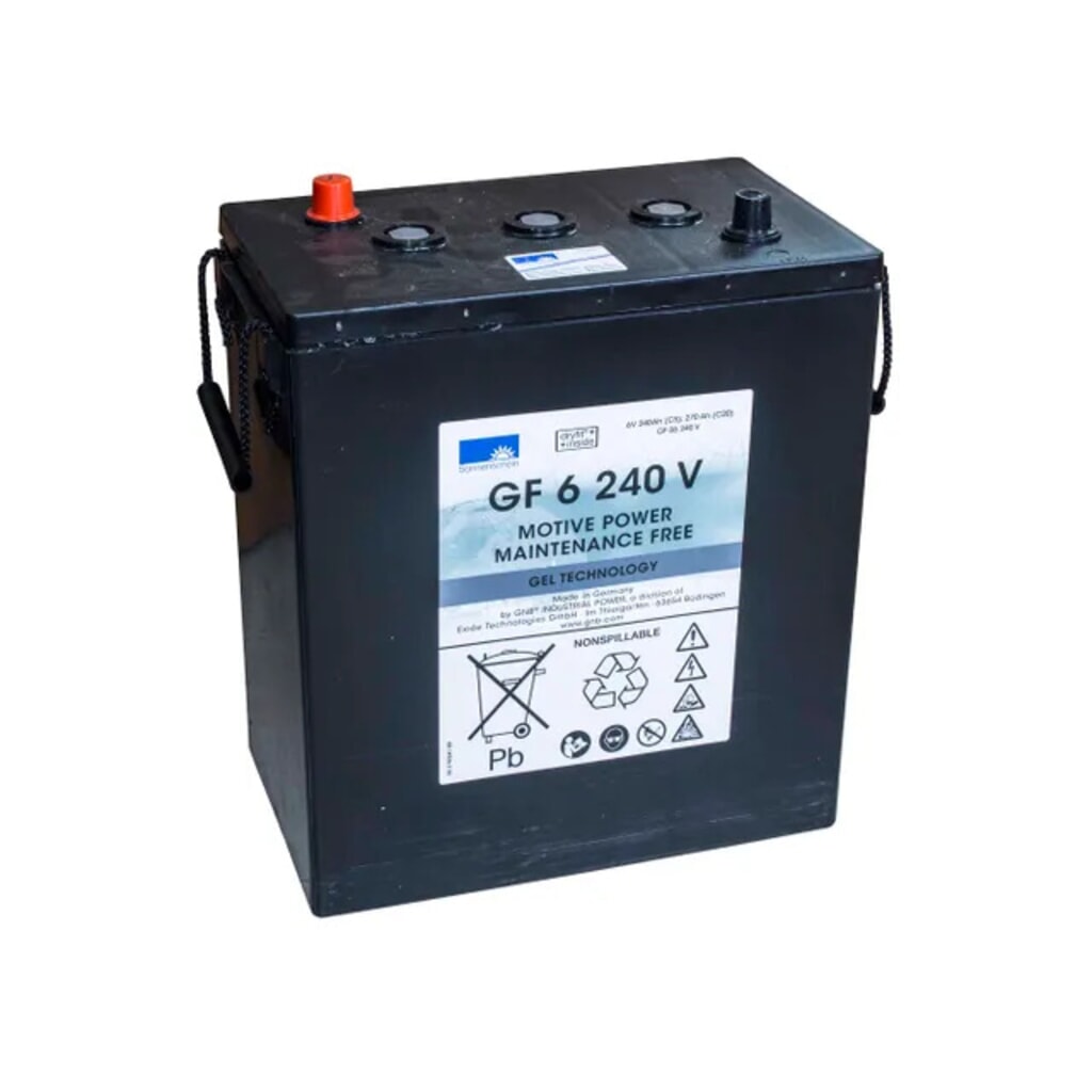 Batterie 6V/240Ah, Gel, Monoblock, 1 Stk/VE Produktabbildung: Batterie 6V/240Ah, Gel, Monoblock, 1 Stk/VE