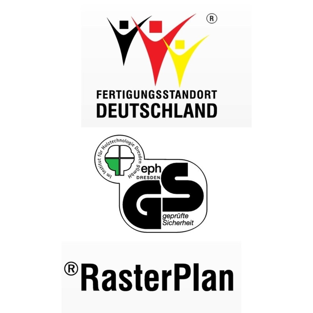 Produktabbildung Nr. 4: Kappes RasterPlan Lochplatten-Einsteigerset, mit Werkzeughaltersortiment, HxBxT 450 mm x 1000 mm x 150 mm, 21-teilig, lichtgrau