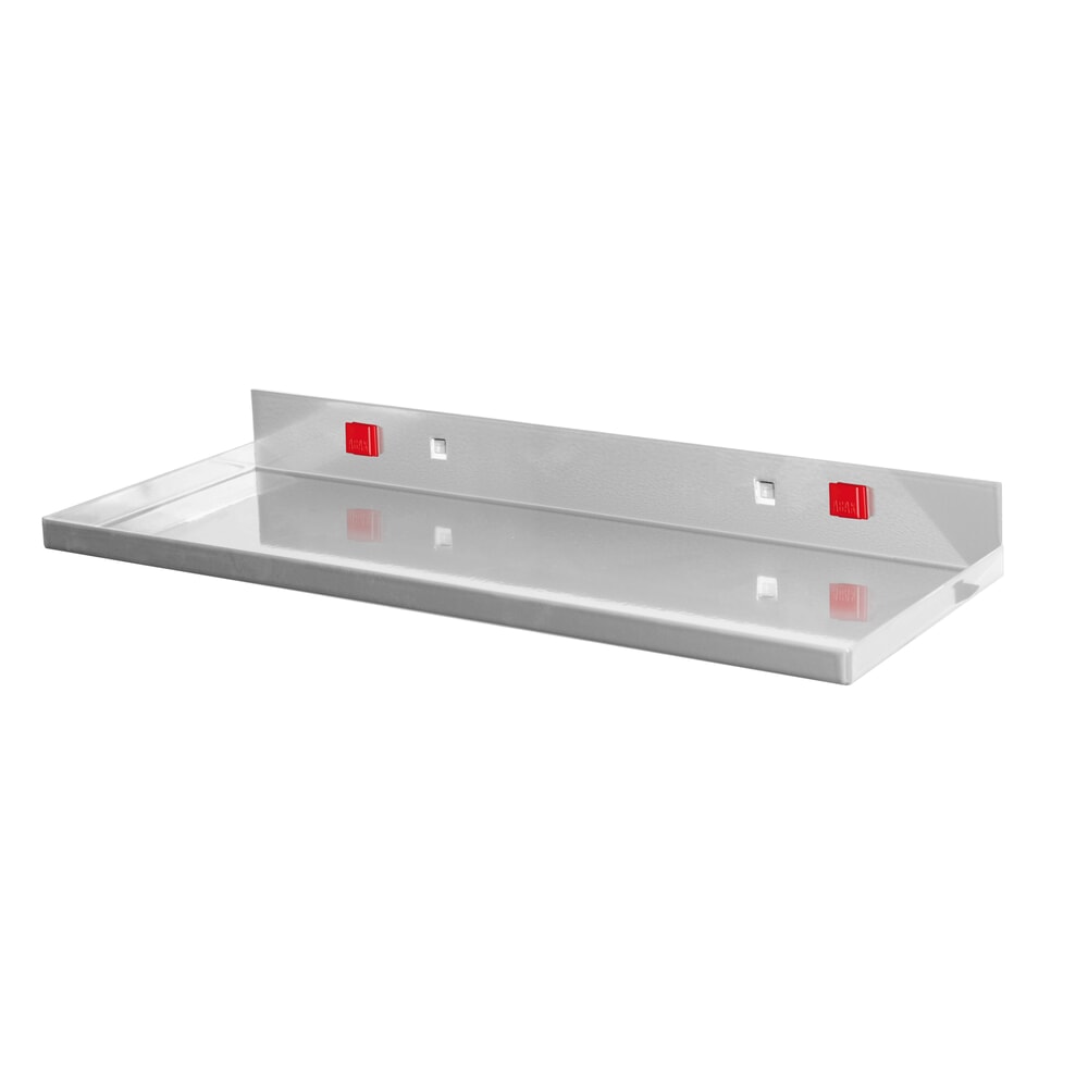 Produktabbildung: Kappes ABAX Ablageplatte, alufarben, HxBxT 60 mm x 350 mm x 125 mm