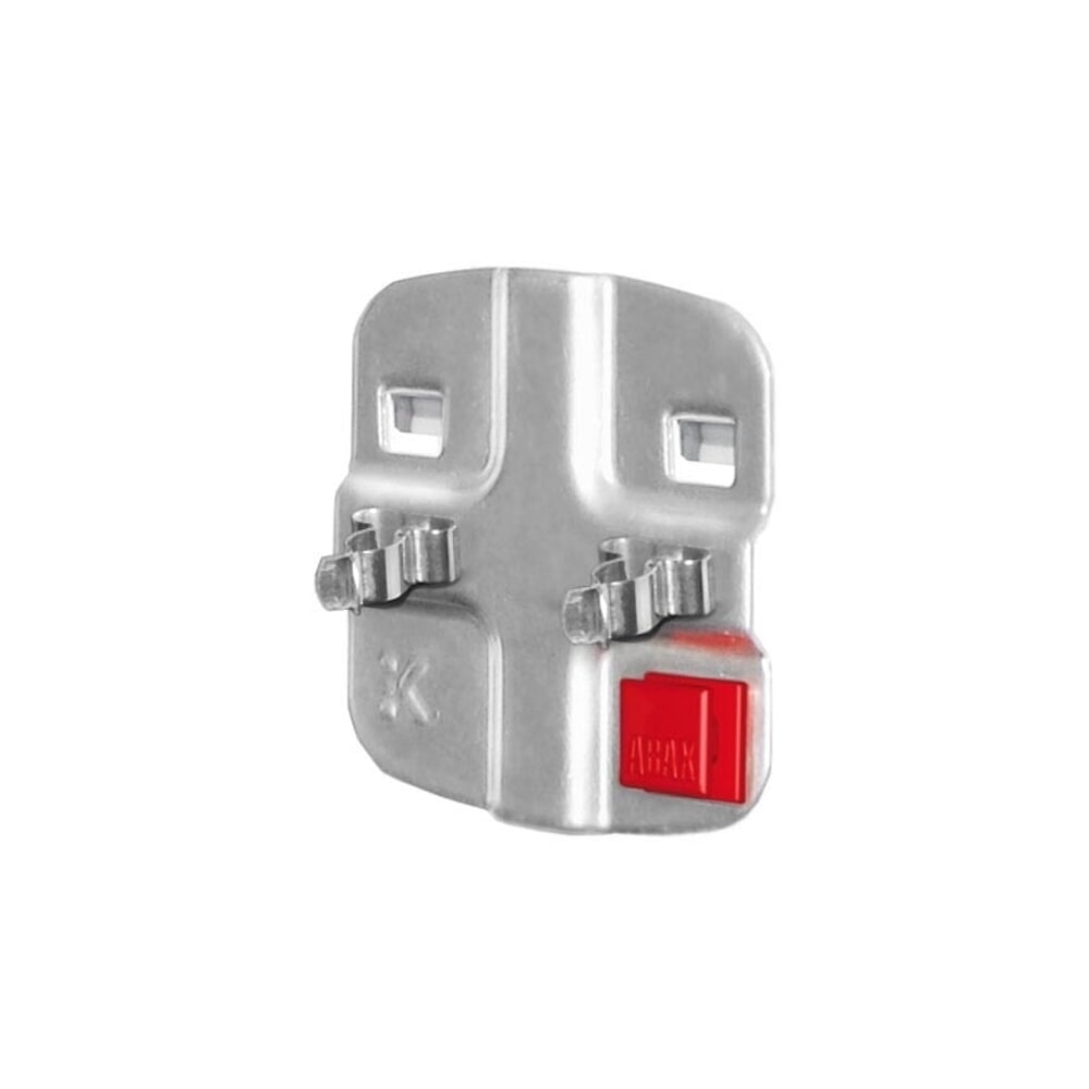 Produktabbildung: Kappes ABAX Doppelte Werkzeugklemme, alufarben, Durchmesser 16 mm, Tiefe 40 mm