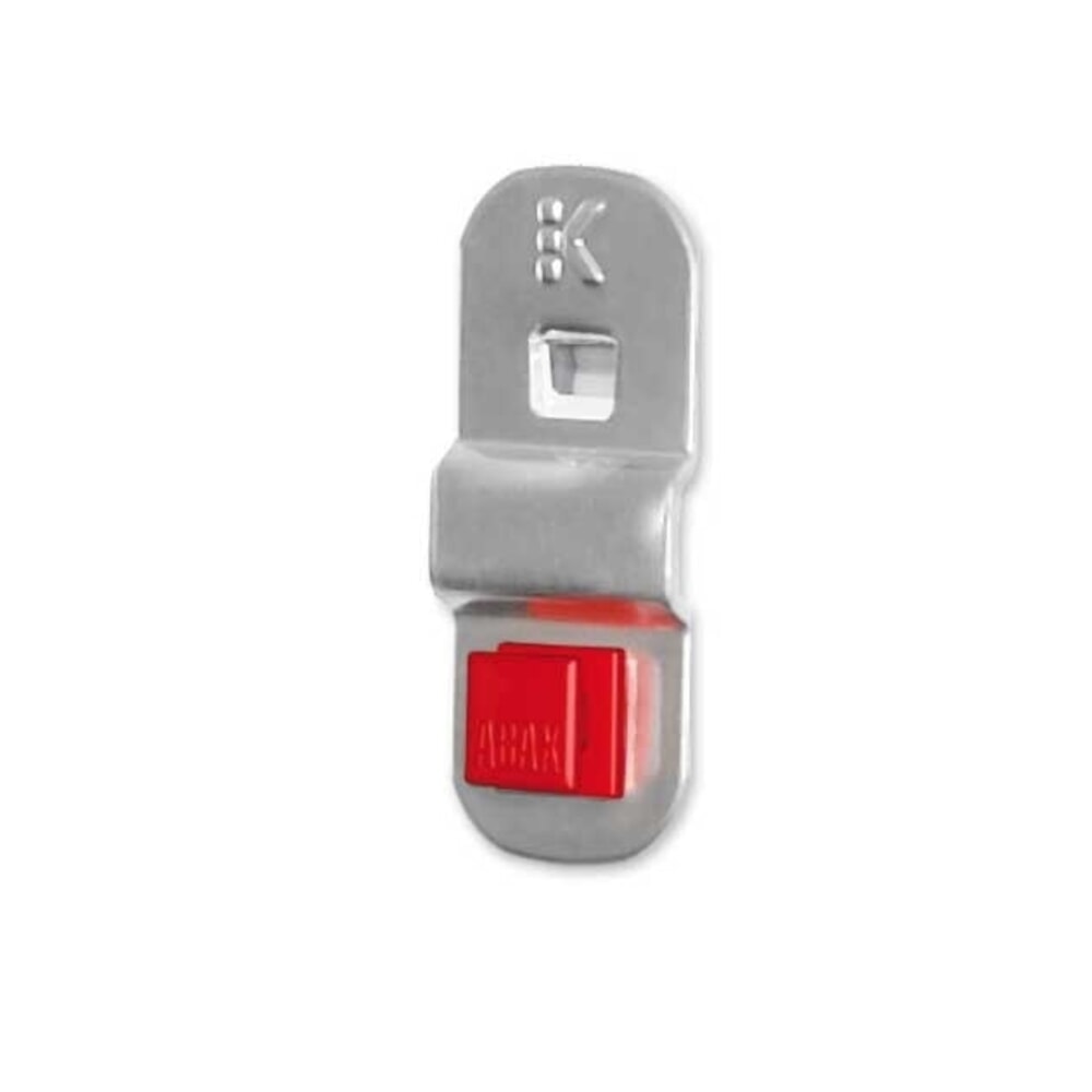 Produktabbildung Nr. 1: Kappes ABAX Grundplatte, alufarben, HxBxT 60 mm x 25 mm x 10 mm