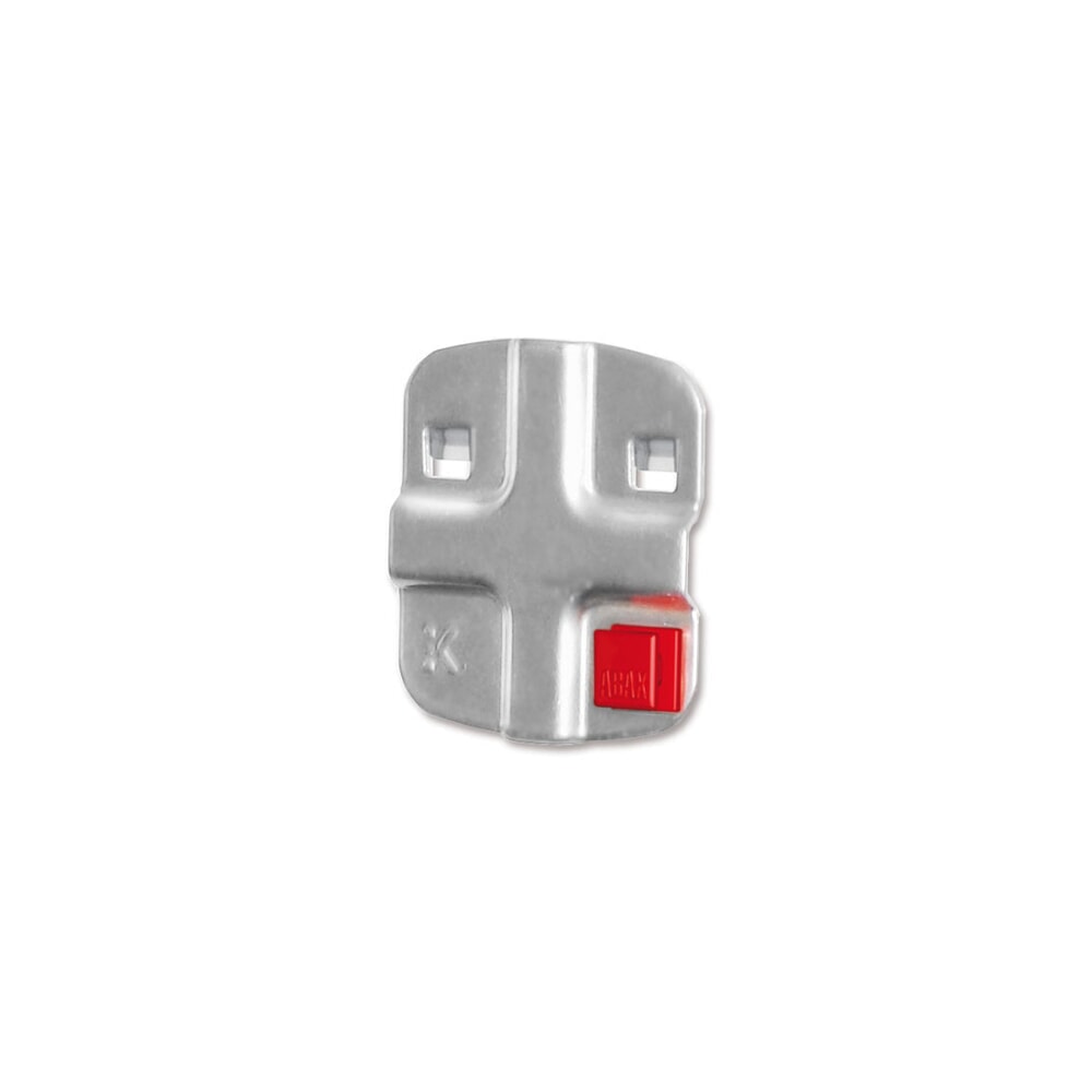 Produktabbildung: Kappes ABAX Grundplatte, alufarben, HxBxT 60 mm x 55 mm x 10 mm