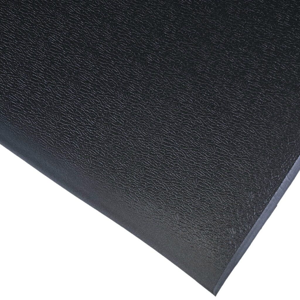Steinbock® Anti-Ermüdungsmatte Ergo, texturiert, 1-lagig, BxL 600 mm x 1000 mm, schwarz Produktabbildung: Steinbock® Anti-Ermüdungsmatte Ergo, texturiert, 1-lagig, BxL 600 mm x 1000 mm, schwarz
