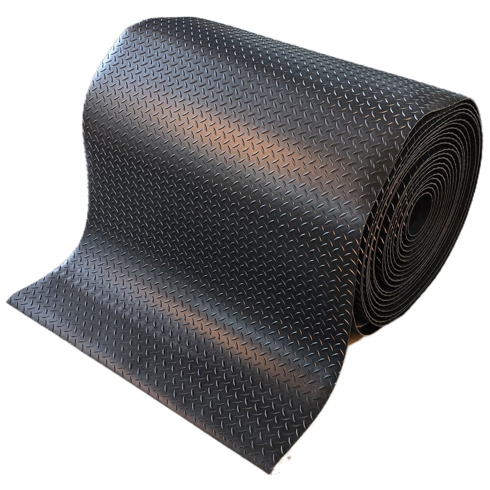 Produktabbildung Nr. 2: Steinbock® Anti-Ermüdungsmatte ErgoSoft Strong, Rautenprofil, 2-lagig, BxL 600 mm x 1000 mm, schwarz