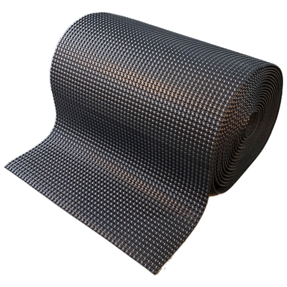 Produktabbildung Nr. 2: Steinbock® Anti-Ermüdungsmatte ErgoSoft Pro, Halbkugelprofil, 2-lagig, BxL 900 mm x 2000 mm, schwarz/gelb