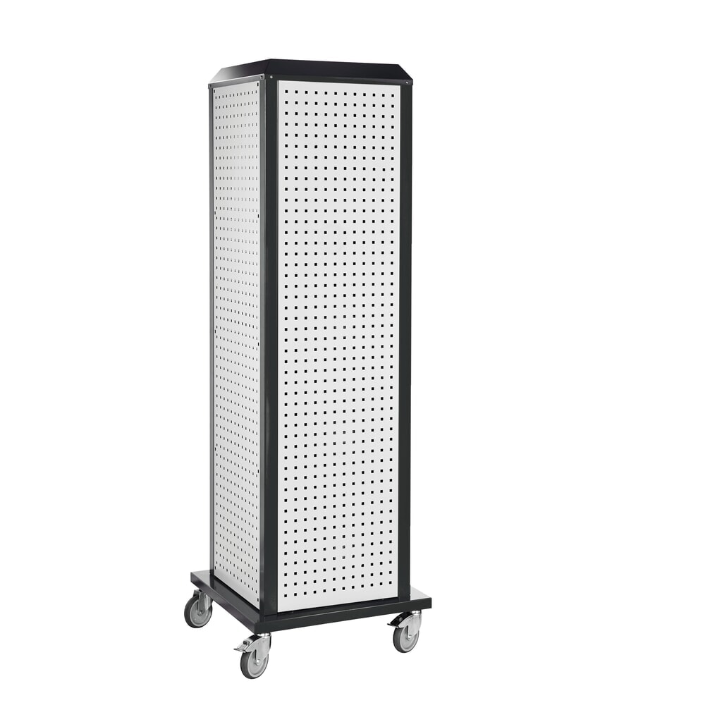 Kappes RasterPlan Werkzeugturm, groß, mobil, Modell 1, lichtgrau/anthrazitgrau Produktabbildung: Kappes RasterPlan Werkzeugturm, groß, mobil, Modell 1, lichtgrau/anthrazitgrau