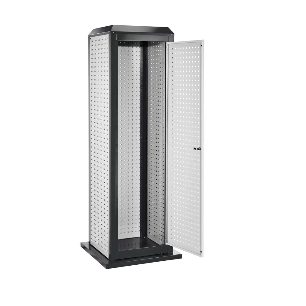 Produktabbildung: Kappes RasterPlan Werkzeugturm, groß, Modell 2, stationär, lichtgrau/anthrazitgrau