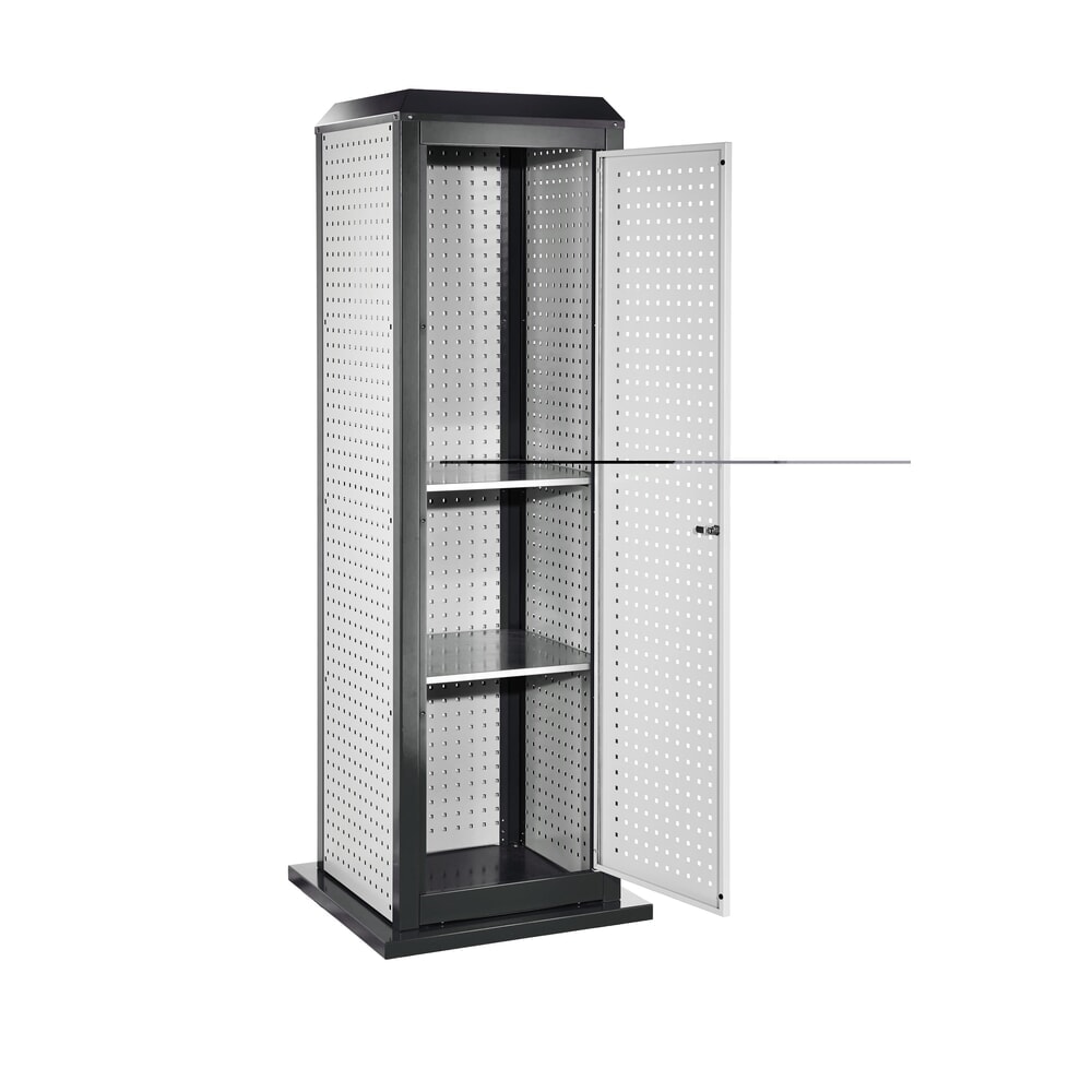 Produktabbildung: Kappes RasterPlan Werkzeugturm, groß, Modell 5, stationär, lichtgrau/anthrazitgrau
