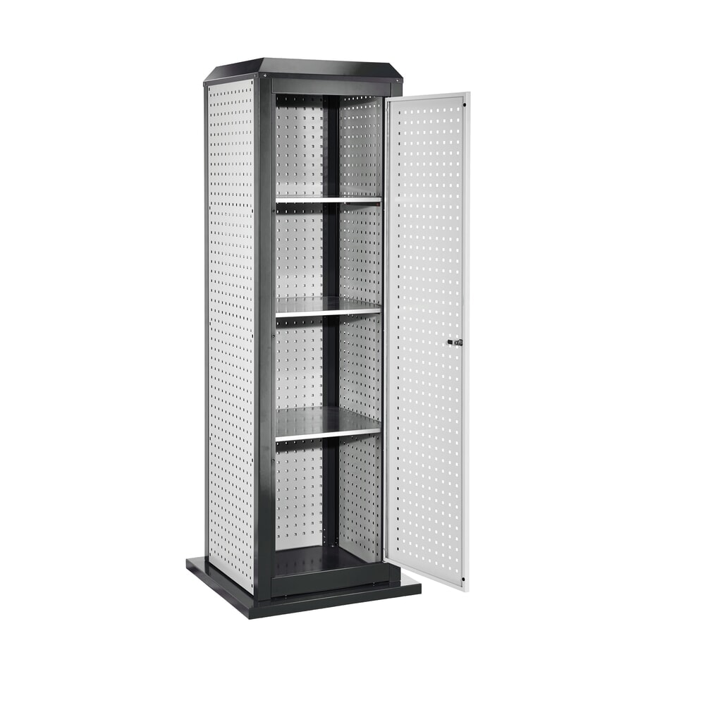 Produktabbildung: Kappes RasterPlan Werkzeugturm, groß, Modell 6, stationär, lichtgrau/anthrazitgrau