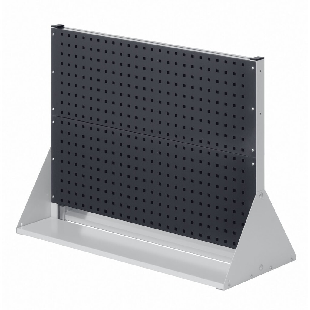 Kappes RasterPlan Lochplatten-Wand, doppelseitig, 4 Lochplatten, HxBxT 760 x 1000 x 430 mm, lichtgrau/anthrazitgrau Produktabbildung: Kappes RasterPlan Lochplatten-Wand, doppelseitig, 4 Lochplatten, HxBxT 760 x 1000 x 430 mm, lichtgrau/anthrazitgrau