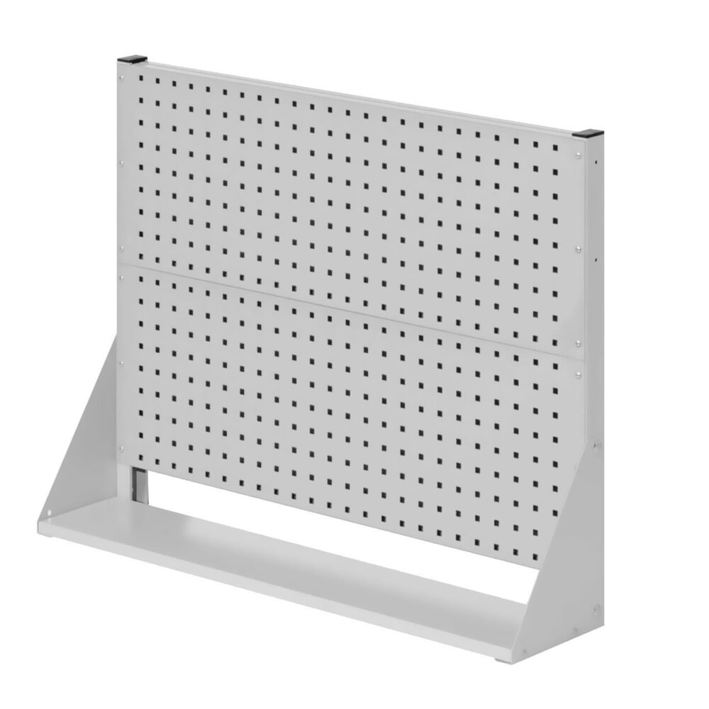 Produktabbildung: Kappes RasterPlan Lochplatten-Wand, einseitig, 2 Lochplatten, HxBxT 760 x 1000 x 240 mm, lichtgrau