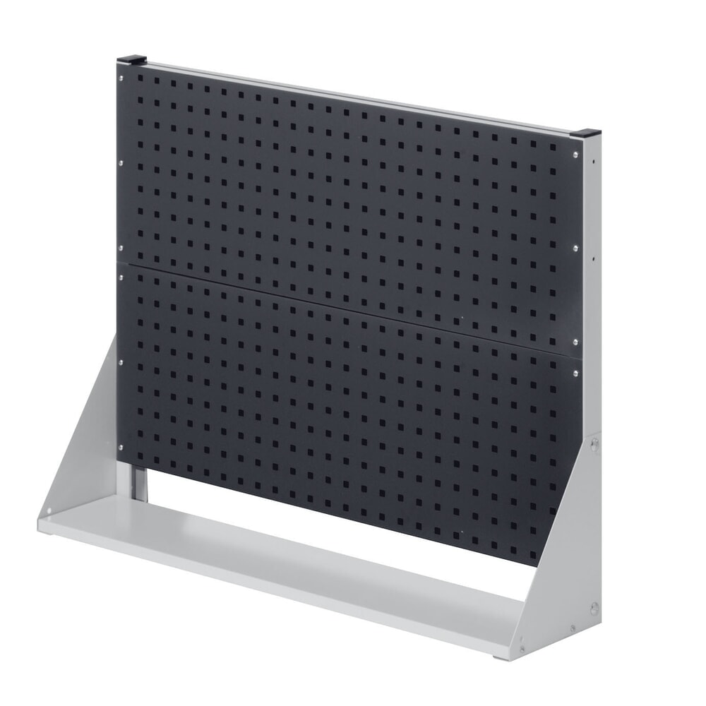 Produktabbildung: Kappes RasterPlan Lochplatten-Wand, einseitig, 2 Lochplatten, HxBxT 760 x 1000 x 240 mm, lichtgrau/anthrazitgrau