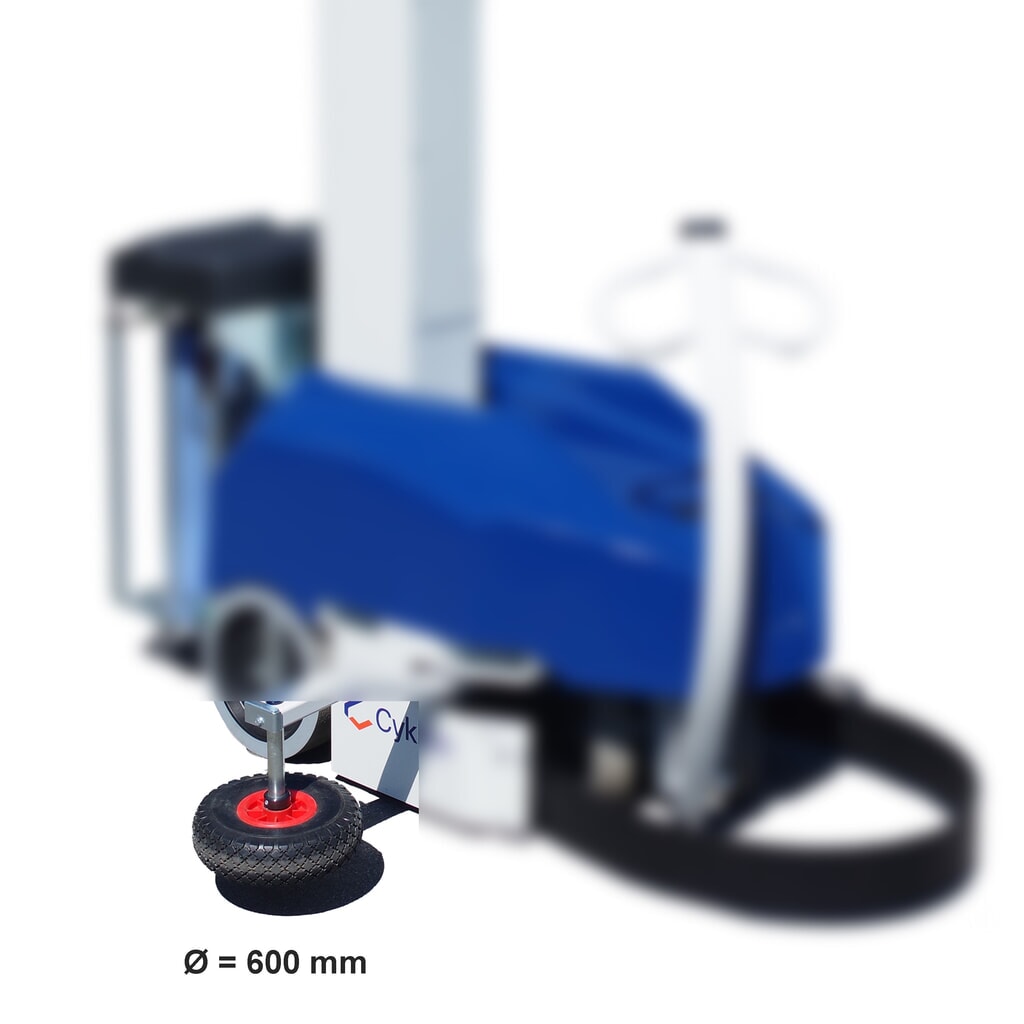 Produktabbildung: Abtastrad für Cyklop® Stretchroboter Cyklobot, Durchmesser 600 mm