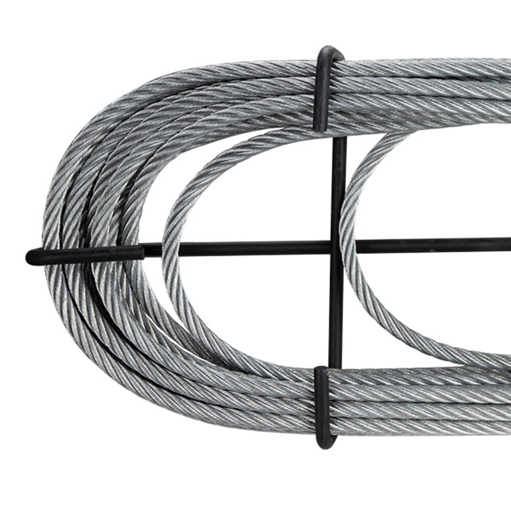 Produktabbildung: Pfaff Drahtseil für Handseilwinde, DIN 3060 mit Kausche und Sicherheitshaken, Durchmesser 4 mm, Länge 10 m