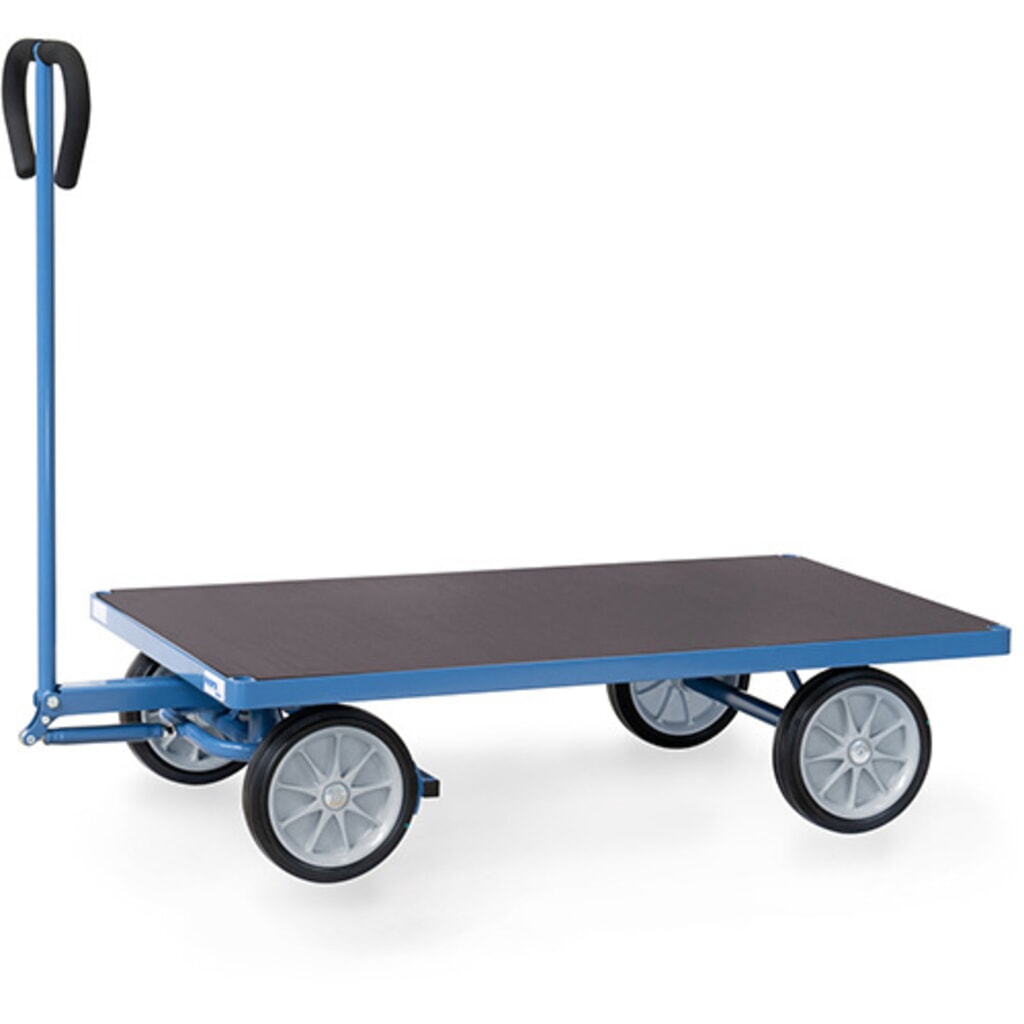 fetra® Handwagen mit Luftbereifung, HxBxL 1.192 mm x 609 mm x 1.272 mm, Tragkraft 500 kg Produktabbildung: fetra® Handwagen mit Luftbereifung, HxBxL 1.192 mm x 609 mm x 1.272 mm, Tragkraft 500 kg