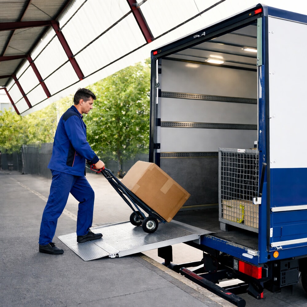 Produktabbildung Nr. 6: Altec Verladebrücke HF, bewegliche Auffahrzunge für flachen Anfahrwinkel, TK 2.000 kg, BxL 1.250 x 1.985 mm