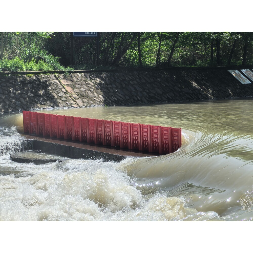 Produktabbildung Nr. 2: Steinbock® Hochwasserbarriere, Endstücke, Höhe 500 mm